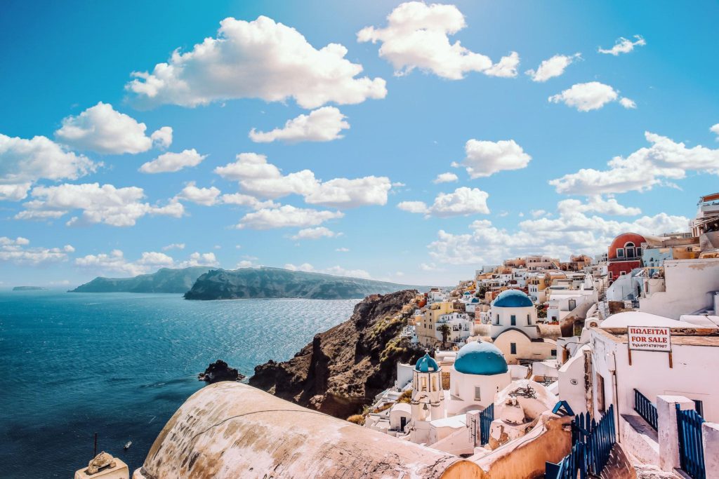 View of the volcano, one of the things why Santorini is famous