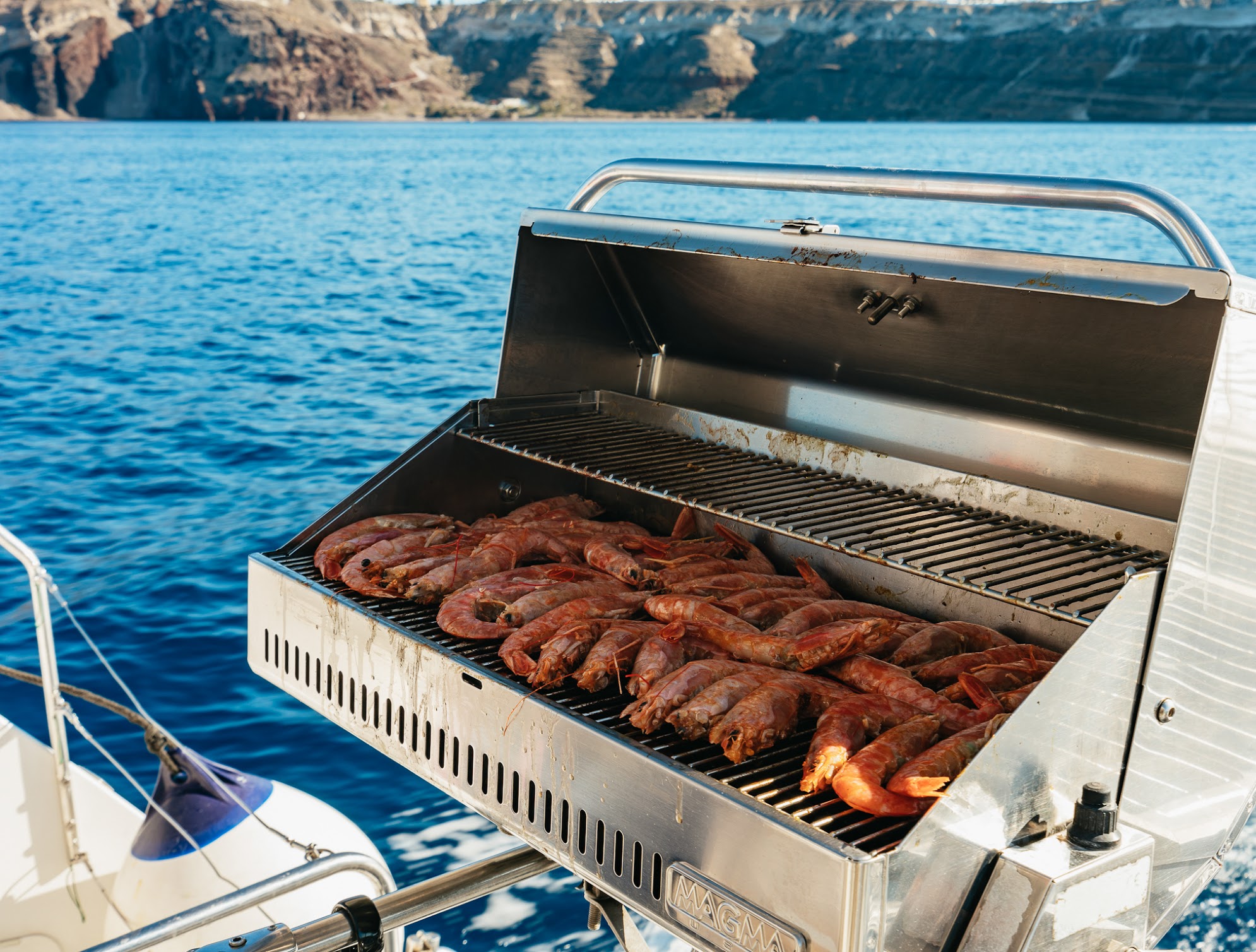BBQ Shrimp Onboard
