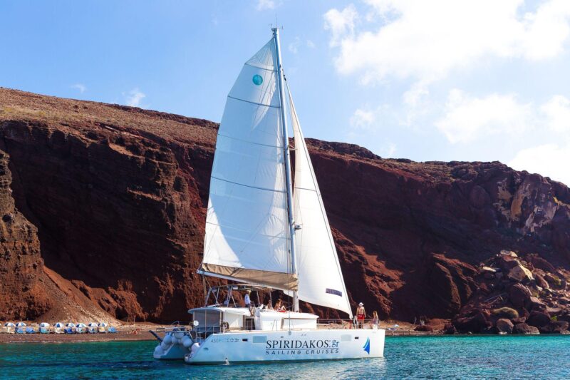 Santorini day trips to other islands with Spiridakos Sailing